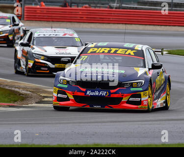 Andrew Jordan, BMW 330 i m Sport, BTCC Meisterschaft, BTCC Silverstone, Sonntag, 29 September, 2017, Autosport, British Touring Car Championship, BTCC, Stockfoto