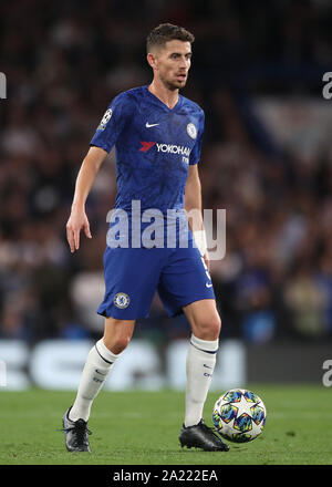 Chelseas Jorginho während der UEFA Champions League Gruppe H an der Stamford Bridge, London. Stockfoto