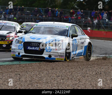 Mark Blundell, Audi S3, BTCC Meisterschaft, BTCC Silverstone, Sonntag, 29 September, 2019, Autosport, British Touring Car Championship, BTCC, BTCC, Ca Stockfoto