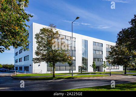 Bentley Motors Bürogebäude auf Pyms Lane Crewe, Cheshire Vereinigtes Königreich Stockfoto