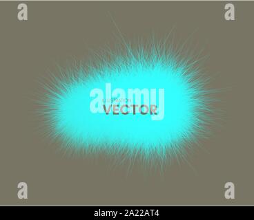 Der Rahmen besteht aus chaotischen Linien. 3d abstract Vector Illustration. Design Template mit Platz für Text. Moderne Muster. Stock Vektor