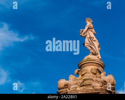 Flora Brunnen, am Hutatma Chowk (Martyr's Square), ist ein ornamental und exquisit modellierten Architektonisches erbe Denkmal an den Sou entfernt Stockfoto