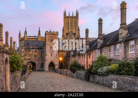 Wells, Sommerset, England, Vereinigtes Königreich, Europa Stockfoto