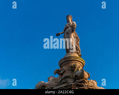 Flora Brunnen, am Hutatma Chowk (Martyr's Square), ist ein ornamental und exquisit modellierten Architektonisches erbe Denkmal an den Sou entfernt Stockfoto