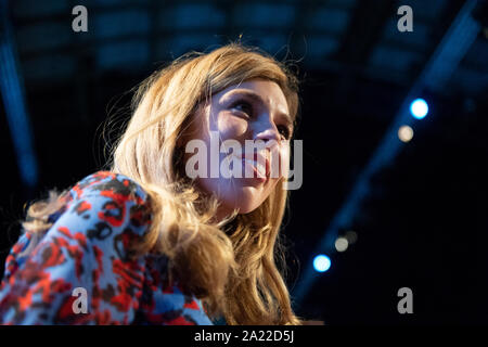 Manchester, Großbritannien. 30. September 2019. Naturschützer Carrie Symonds, Partner von Premierminister Boris Johnson, nimmt an Tag zwei der Parteitag der Konservativen in Manchester. © Russell Hart/Alamy Leben Nachrichten. Stockfoto