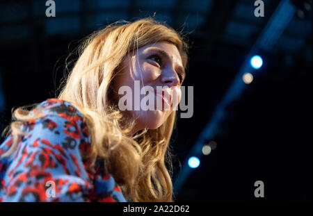 Manchester, Großbritannien. 30. September 2019. Naturschützer Carrie Symonds, Partner von Premierminister Boris Johnson, nimmt an Tag zwei der Parteitag der Konservativen in Manchester. © Russell Hart/Alamy Leben Nachrichten. Stockfoto