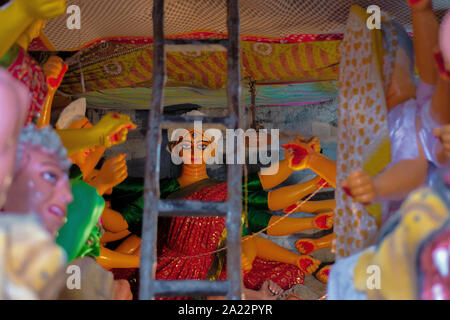 Durga Puja Festival in Indien: Eine der größten Festival der West Bengal, Indien Stockfoto