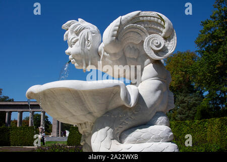 USA, Florida, Wilmington, Moret-sur-Loing Immobilien, Haus, Garten, Herbst, September, Stockfoto