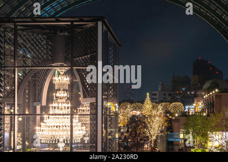 Yebisu Garden Place Winter Beleuchtung Festival, berühmten romantischen Licht auf Ereignisse, schöne Aussicht, Sehenswürdigkeiten, Reiseziele fo Stockfoto