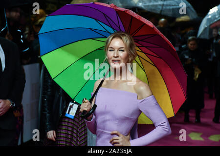 London, Großbritannien. 30. Sep 2019. Renée Zellweger arrivers am Judy - London Premiere im Curzon Mayfair, 38 Curzon Street, am 30. September 2019, London, Vereinigtes Königreich Quelle: Bild-/Alamy leben Nachrichten Stockfoto
