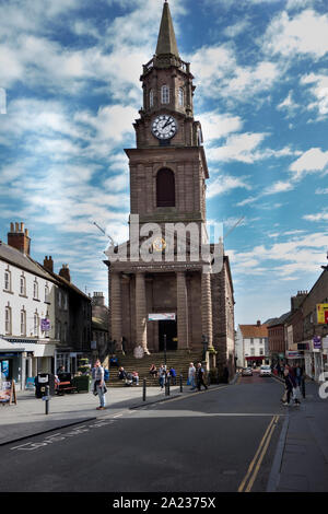 Die Stadt Hall Clock Tower in Berwick upon Tweed Northumbrland UK Stockfoto