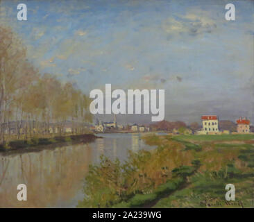 Claude Monet 1840 1926 - La Seine Argenteuil 1873 Stockfoto