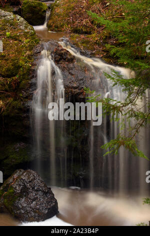 Ab und zu fällt, Amnicon Falls State Park, Wisconsin, USA Stockfoto