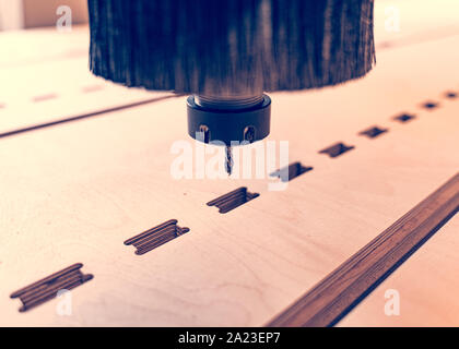 CNC-Fräsmaschine. Vorlage, mockup. Stockfoto