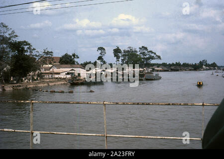 USA Vietnam-Krieg/Vietnam Krieg - USA Vietnam-Krieg/Vietnam Krieg - LCM-3 Landing Craft Mechanisierte/Mike-Boat & PBR Patrouillenboot Riverine/River - Mark I/Mk I Stockfoto