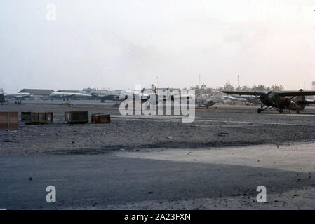 USA Vietnam-Krieg/Vietnam Krieg - US ARMY/United States Army De Havilland Canada DHC-3 Otter/U-1A Otter & Grumman OV-1A Mohawk & USAF United States Air Force Curtiss C-46 Commando Stockfoto