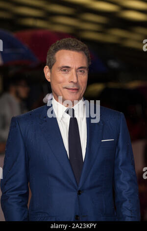 London, Großbritannien. 30 Sep, 2019. Rufus Sewell, Schauspieler an Judy's London Film Premiere am roten Teppich des Curzon Mayfair. 30. September 2019 Credit: Jeff Gilbert/Alamy leben Nachrichten Stockfoto