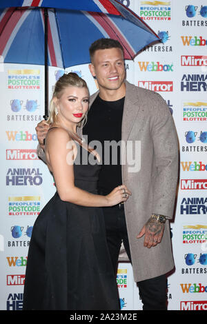 Alex und Olivia Bowen, Spiegel tierischen Helden Awards 2019, in Partnerschaft mit der Menschen Postcodelotterie und Webbox, Grosvenor House Hotel, London, Großbritannien, 30. Stockfoto