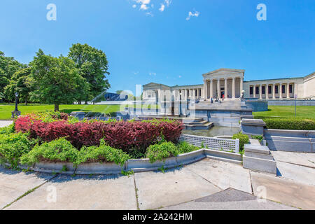 Buffalo, USA-20 Juli, 2019: Albright-Knox Art Gallery, ein wichtiger Schauplatz für Moderne Kunst und Zeitgenössische Kunst Stockfoto