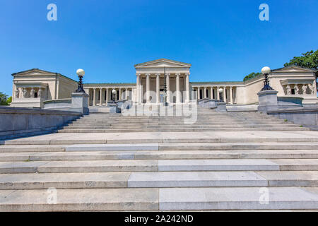 Buffalo, USA-20 Juli, 2019: Albright-Knox Art Gallery, ein wichtiger Schauplatz für Moderne Kunst und Zeitgenössische Kunst Stockfoto