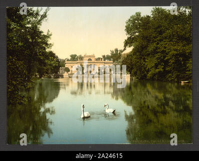 Schloss am Lazionki (d. h. Lazienki), Warschau, Russland (d. h. Warschau, Polen); Stockfoto