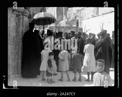 Palmsonntag, 1937. Abessinier Prozession Jerusalem Stockfoto