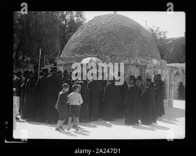 Palmsonntag, 1937. Abessinier Prozession Jerusalem Stockfoto