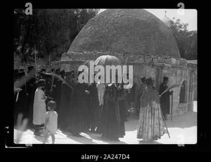 Palmsonntag, 1937. Abessinier Prozession Jerusalem Stockfoto