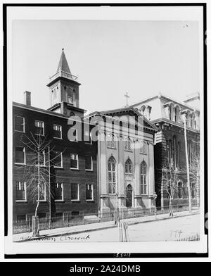 Teil von außen Blick von Georgetown Visitation Preparatory School, Washington, D.C. Stockfoto