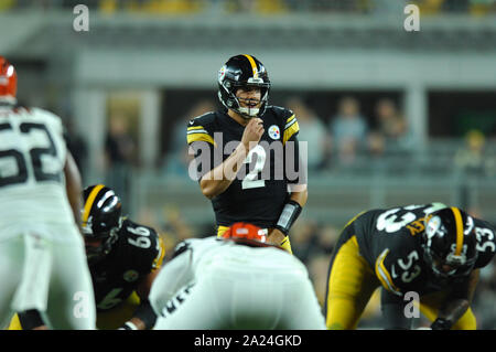 Pittsburgh, PA, USA. 30 Sep, 2019. Maurer Rudolph #2 Während der Pittsburgh Steelers vs Cincinnati Bengals am Heinz Feld in Pittsburgh, PA. Jason Pohuski/CSM/Alamy leben Nachrichten Stockfoto