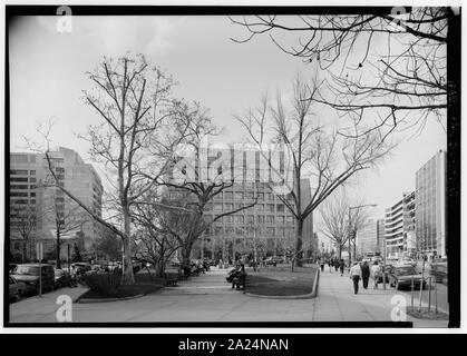 PENNSYLVANIA AVENUE, 19., und H Streets, NW, Blick nach Westen; 16. Buchung Nr. 30 an der Pennsylvania Avenue, 19., und H Streets, NW, Blick nach Westen - Pennsylvania Avenue, Washington, District of Columbia, DC; Stockfoto