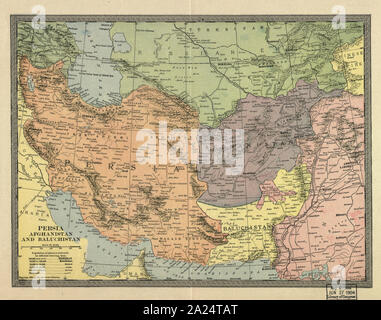 Persien, Afghanistan und Belutschistan Stockfoto