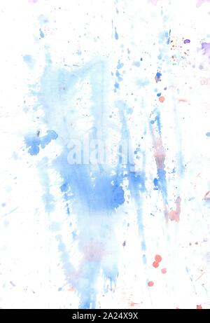 Aquarell von Hand bemalt Abstract grunge bunten Hintergrund Stockfoto