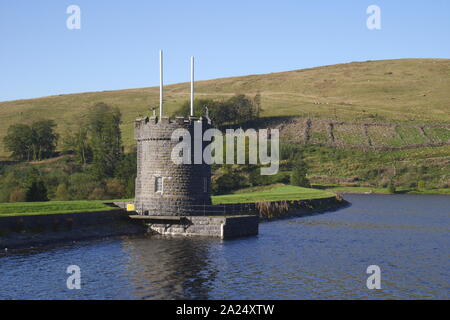 Ventil Tower, llwyn am Behälter, Brecon Beacons, Brecknockshire, South Wales, Großbritannien Stockfoto