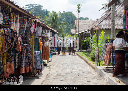 Indonesien Bali September 20, 2019 Gunung Kawi Tempels in Ubud, Stockfoto