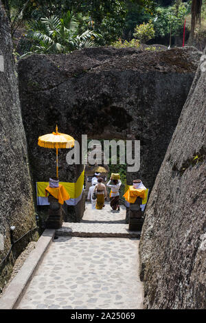 Indonesien Bali September 20, 2019 Gunung Kawi Tempels in Ubud, Stockfoto