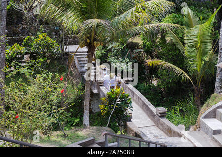 Indonesien Bali September 20, 2019 Gunung Kawi Tempels in Ubud, Stockfoto