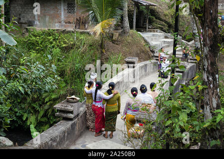 Indonesien Bali September 20, 2019 Gunung Kawi Tempels in Ubud, Stockfoto