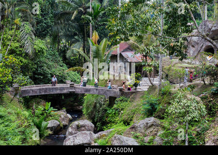 Indonesien Bali September 20, 2019 Gunung Kawi Tempels in Ubud, Stockfoto