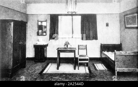 Modell für ein Arbeiter Haus an der Amsterdamer Ausstellung home Inneneinrichtung im Stedelijk Museum 1921, Holland Stockfoto