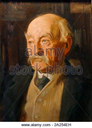 Thomas Hardy (1840-1928), englischer Autor. Portrait von Reginald Grenville Eves, 1923. Reginald Grenville Eves RA (24. Mai 1876 bis 13. Juni 1941) war ein britischer Maler, die Porträts von vielen Prominenten militärischen, politischen und kulturellen Figuren Stockfoto