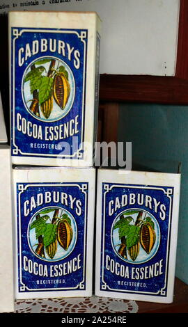 Vintage Schokolade (Kakao Essenz) durch Cadbury's in Birmingham, England produziert Stockfoto