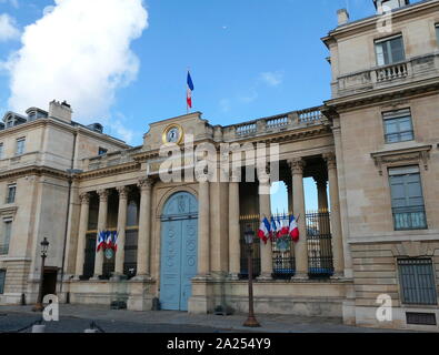 Der Palais de Bourbon, (Zusammenbauen Nationale) in Paris, Frankreich Stockfoto