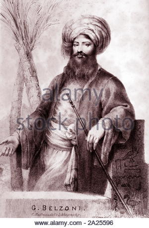 Von Giovanni Battista sich besonders mit ägyptischen Rasse dargestellt