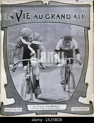 Vintage Bicycle Racing (Französisch) 1905 Stockfoto