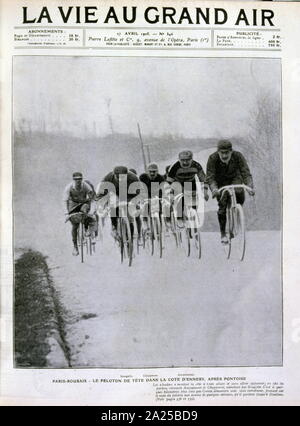 Vintage Bicycle Racing (Französisch) 1905 Stockfoto