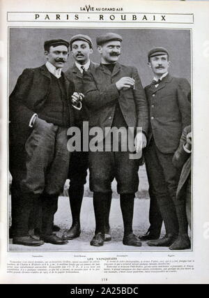 Vintage Radfahrer (Französisch) 1905 Stockfoto