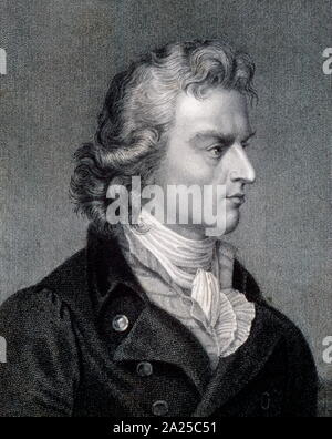 Johann Christoph Friedrich von Schiller (1759 - 1805) deutscher Dichter, Philosoph, Arzt, Historiker und Dramatiker. Stockfoto