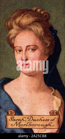 Sarah Churchill, Herzogin von Marlborough (1660 - 1744) stieg zu einer der einflussreichsten Frauen ihrer Zeit werden durch ihre enge Freundschaft mit Anne, Königin von Großbritannien. Stockfoto