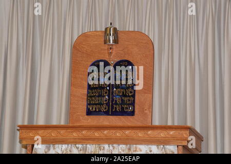 Jüdischen Altar heiligen Tempel detail Stockfoto